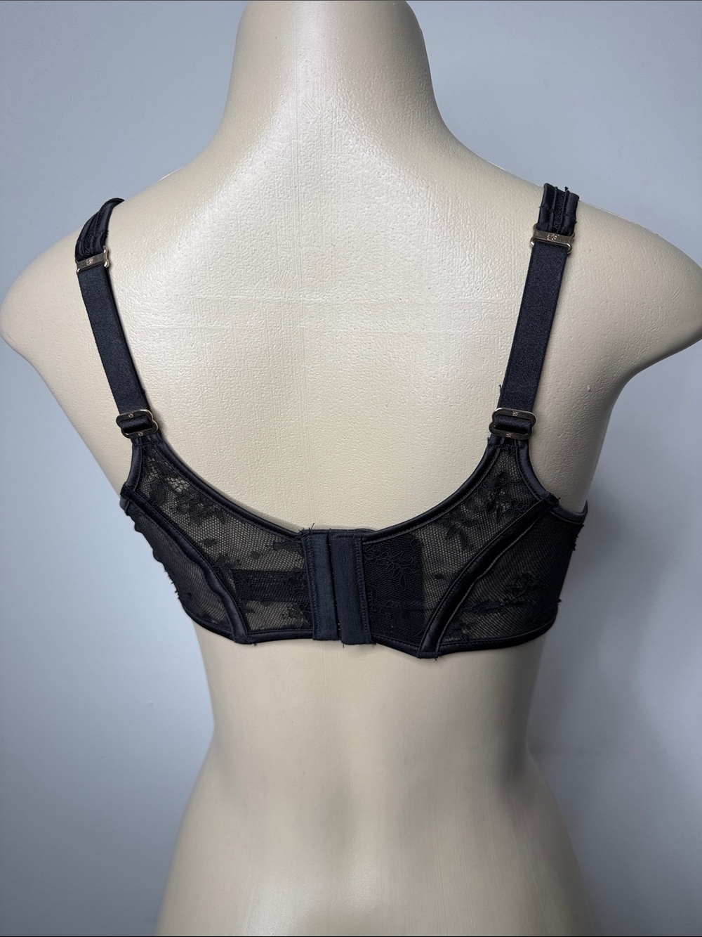 Honey Birdette Black Lace-Up Corset Bralette - Picture 7 of 7
